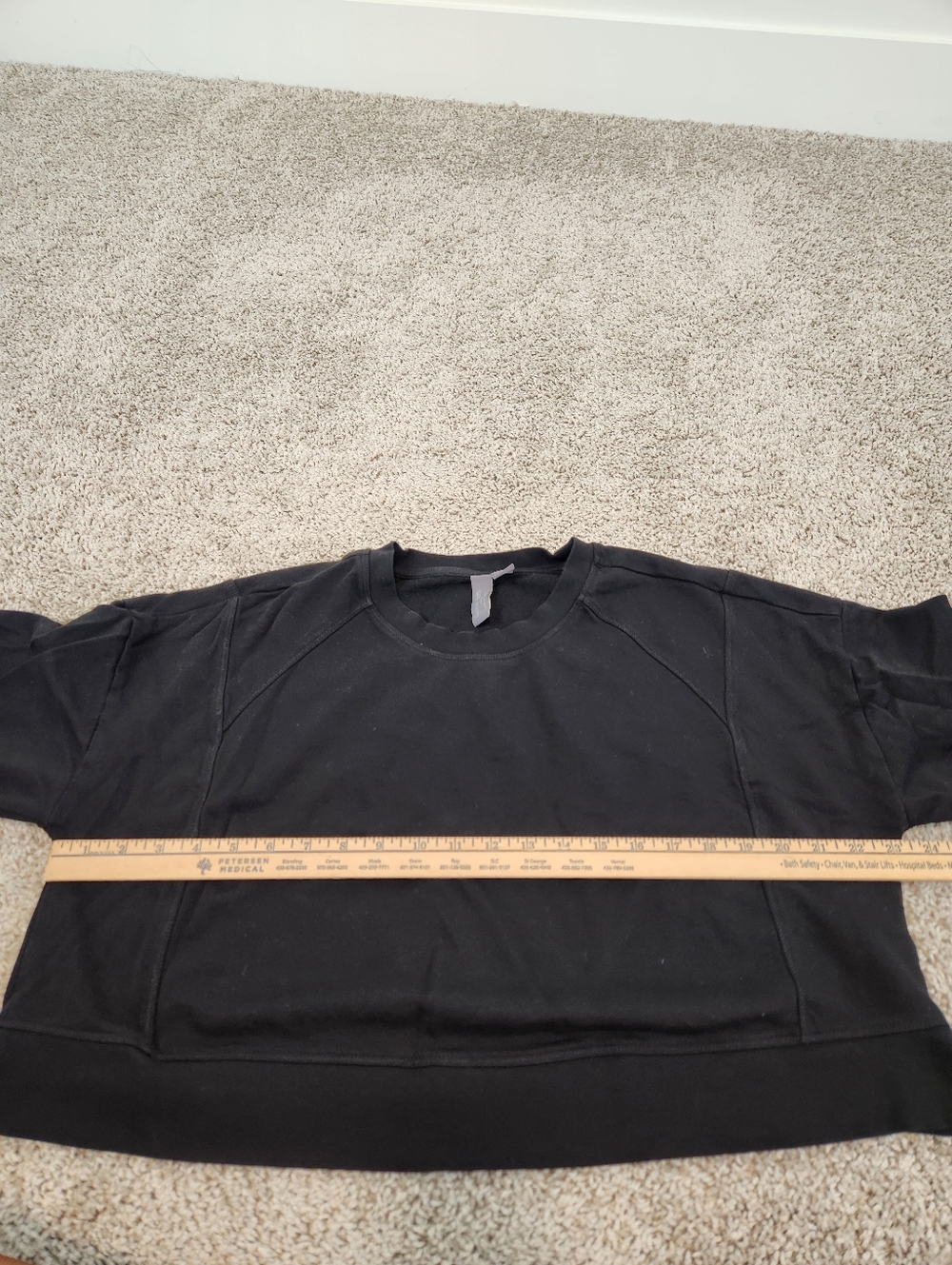 Sweaty Betty After Class Crop Sweatshirt Size 12 - Picture 7 of 8